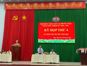 Phước Thái tổ chức Kỳ họp thứ 4 HĐND xã khóa XIII, nhiệm kỳ...