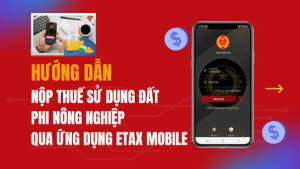 Hướng dẫn người dân nộp thuế sử dụng đất phi nông nghiệp qua ứng dụng Etax mobile